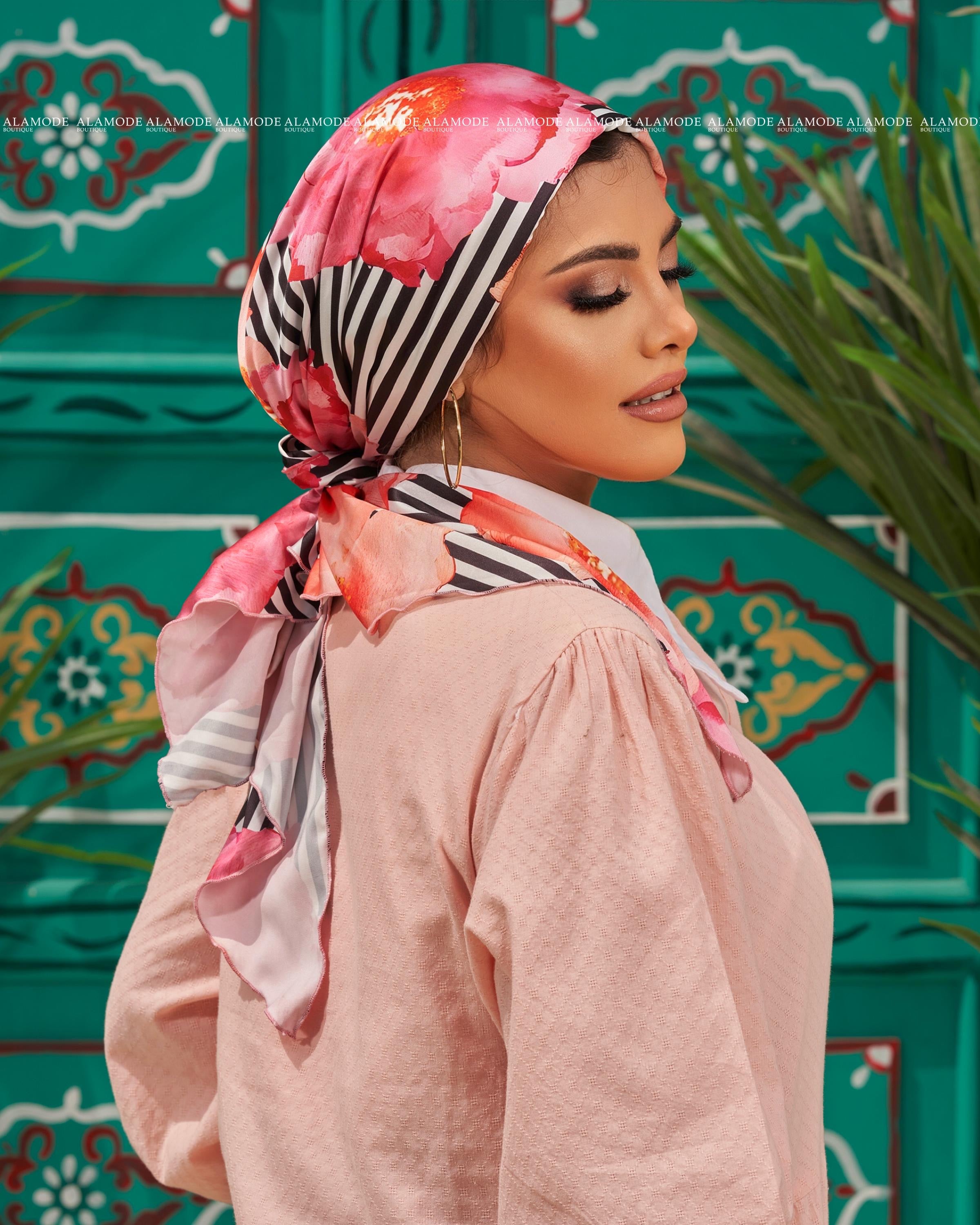 Stripe Flori Mini Tie