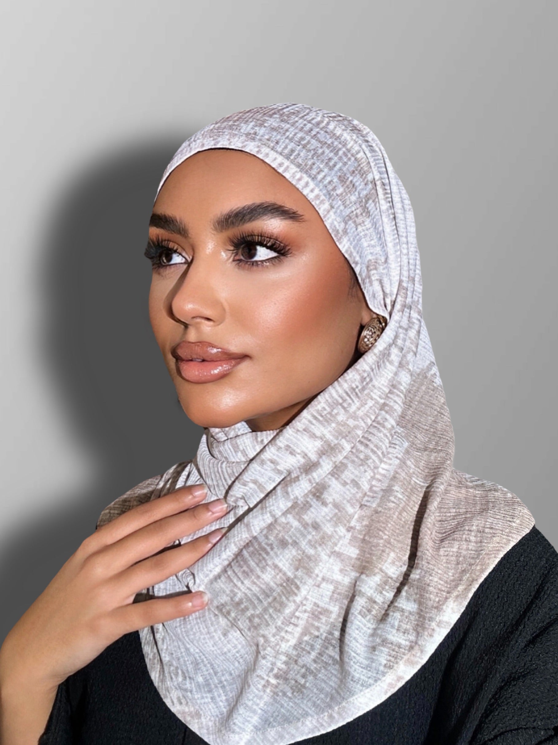 White Latte Easy Scarf