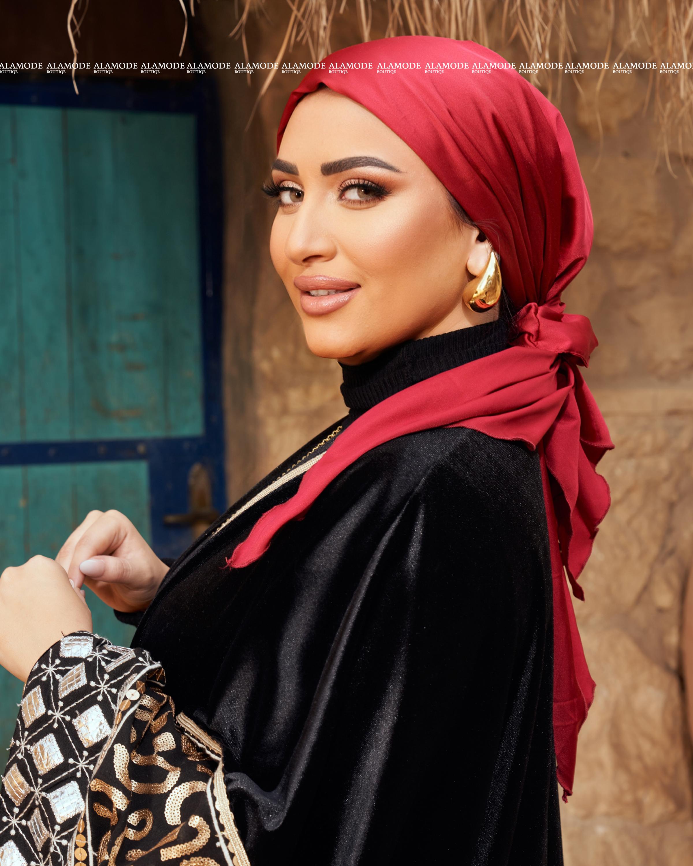 Maron  Mini Tie Satin