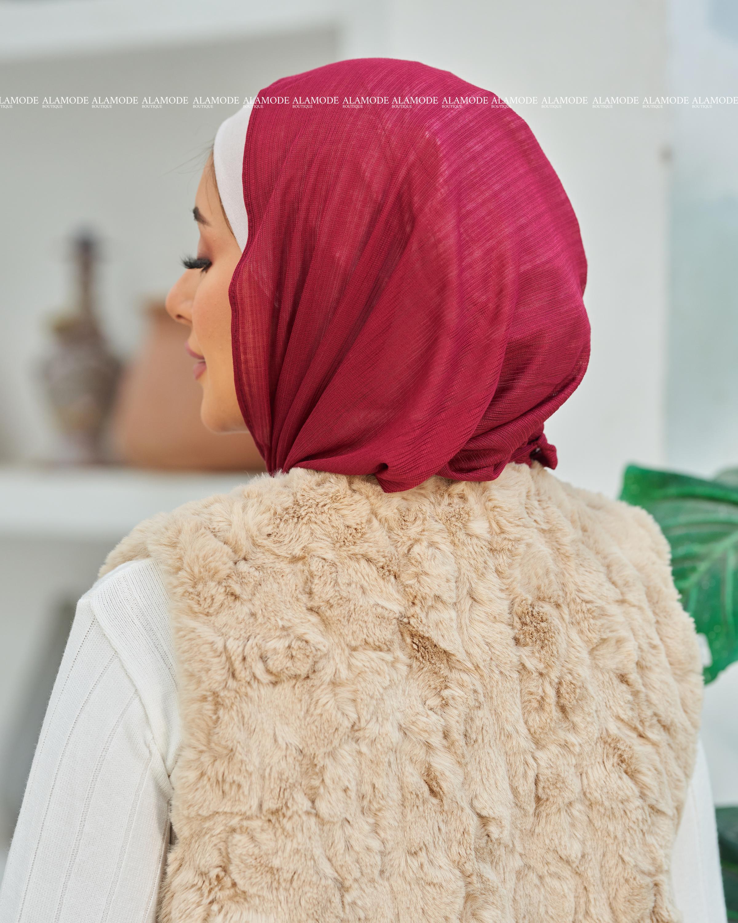 Maroon Easy Scarf