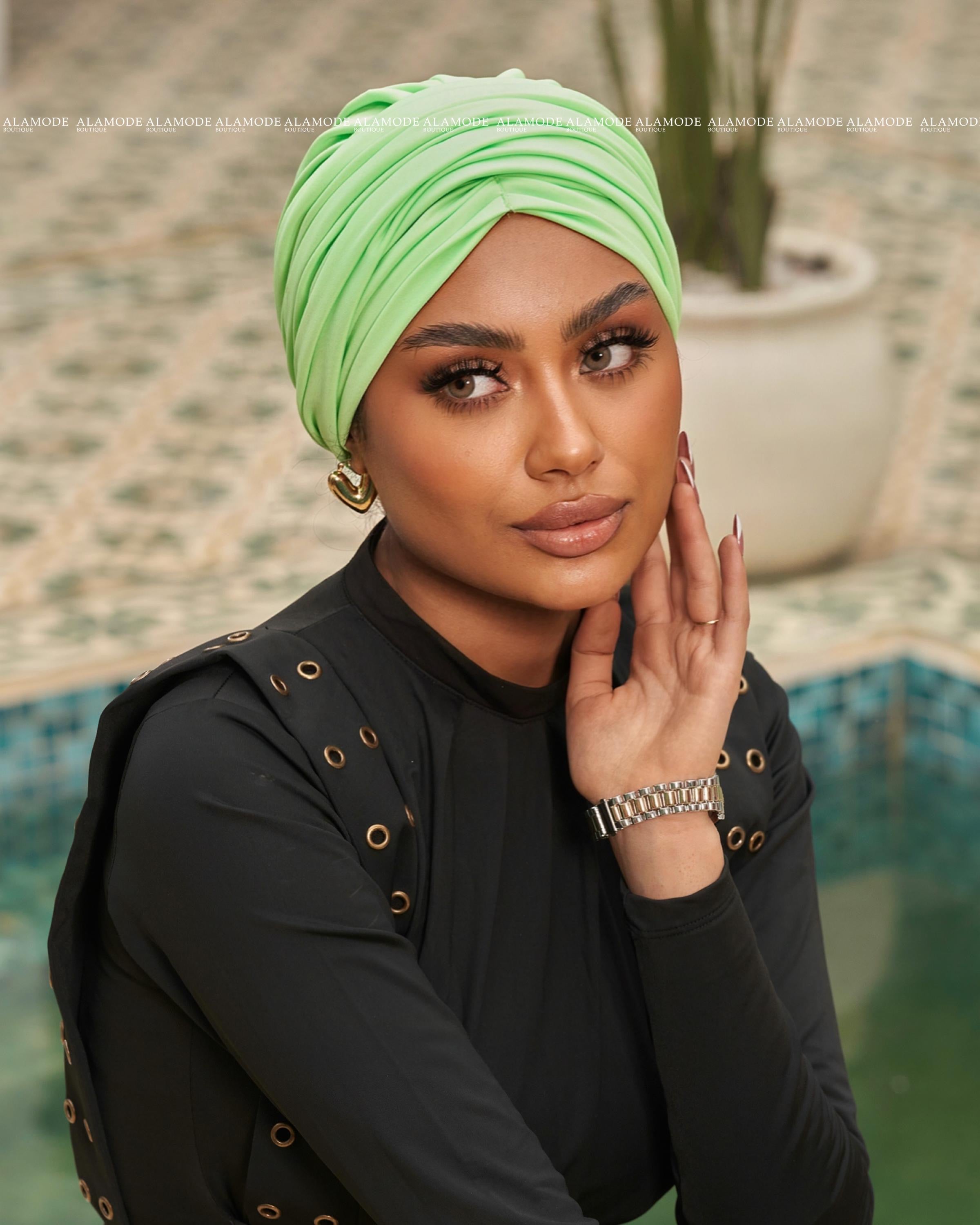 Lime Swim Linked Drapped