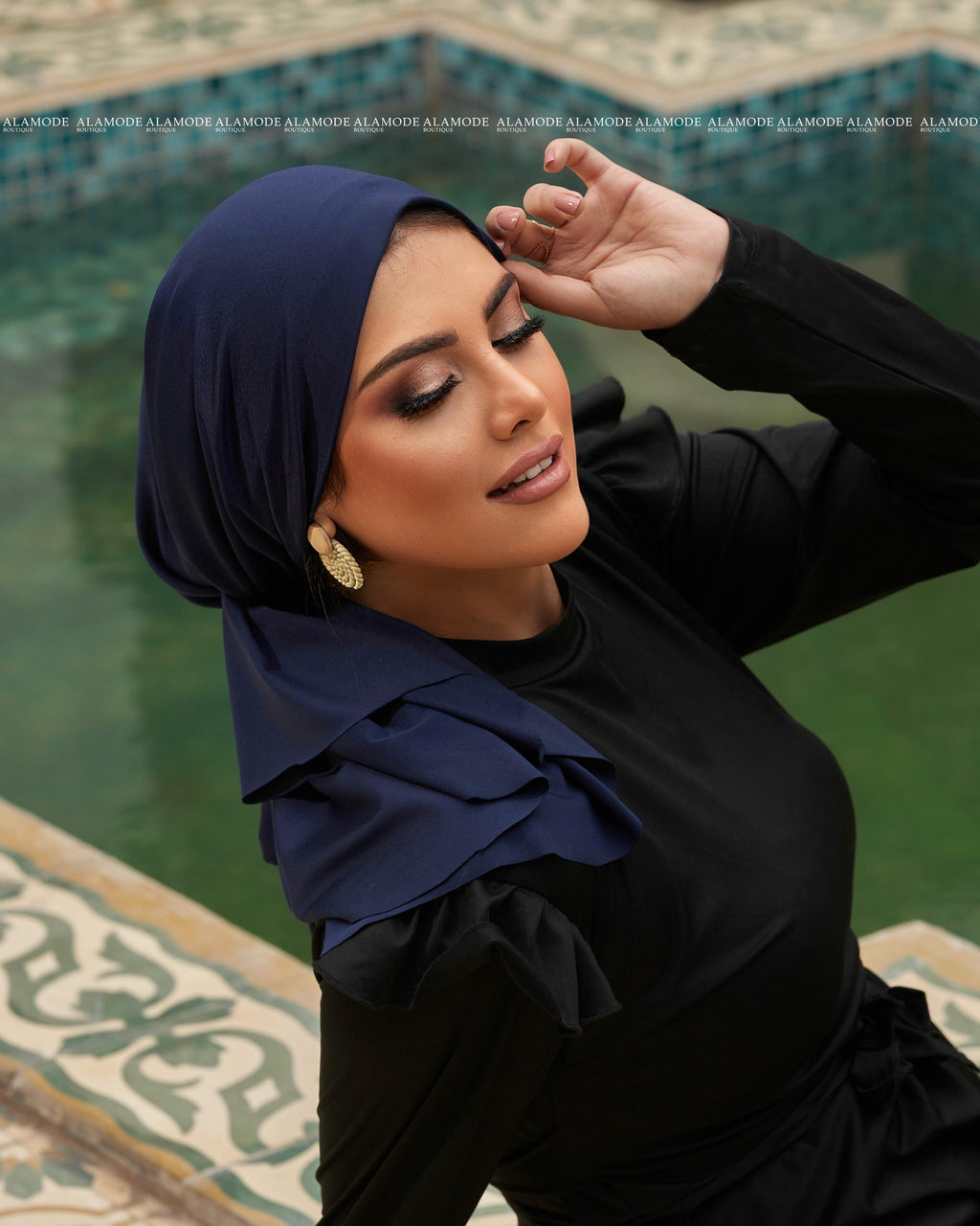 Navy Blue Joker Turban