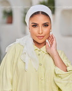 Offwhite Chiffon Mini Tie