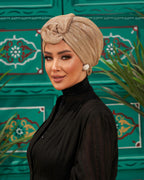 Gold Round Wing Turban