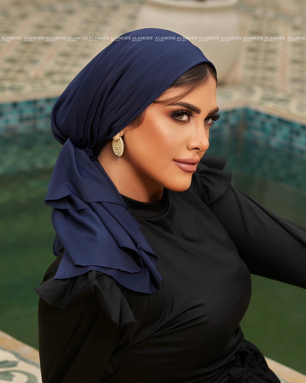 Navy Blue Joker Turban