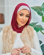 Maroon Easy Scarf