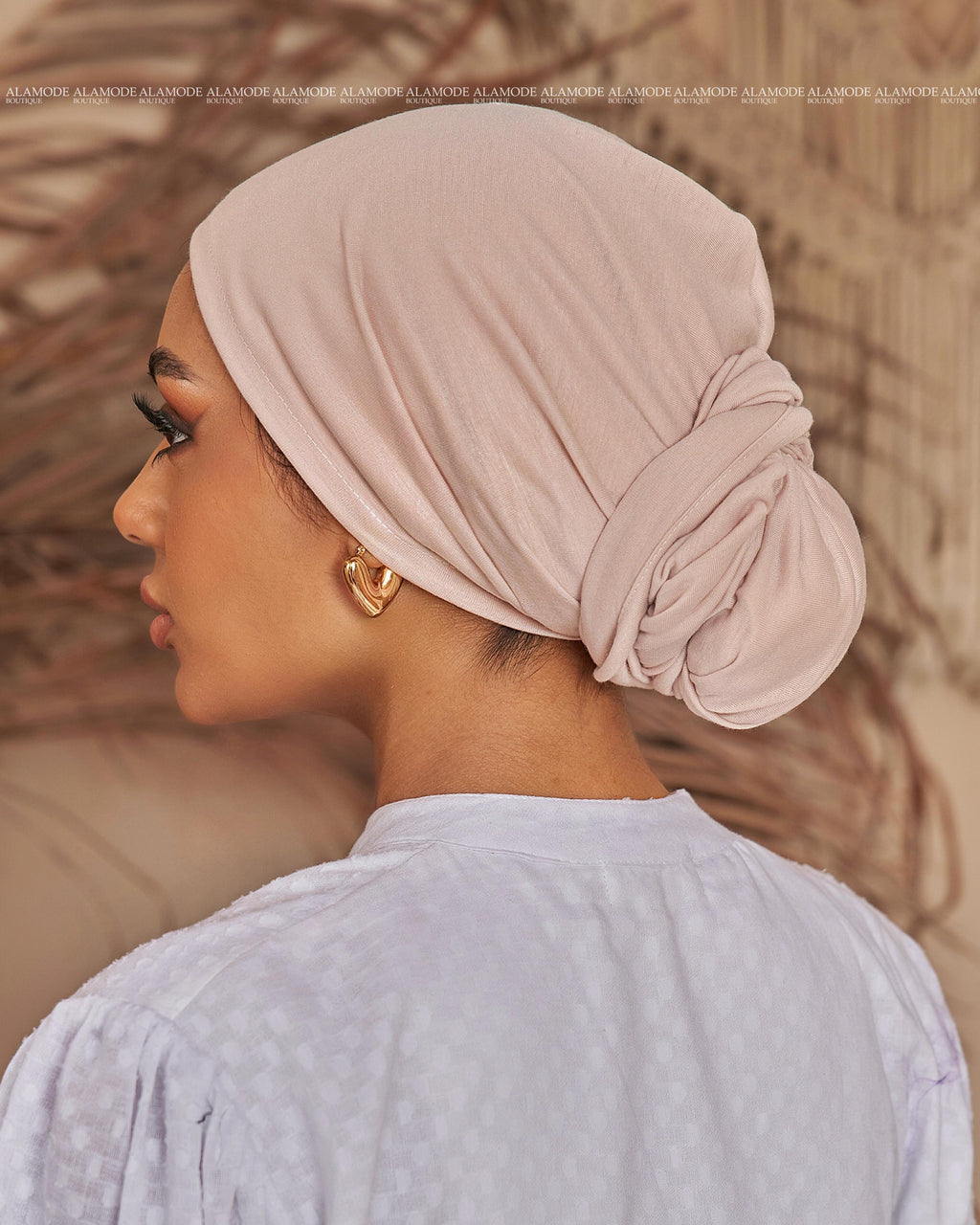 Nude Beige Back Twist