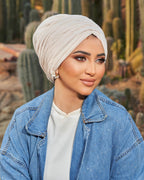 Creme Linked Drapped