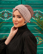 Beige Gradient Linked Drapped