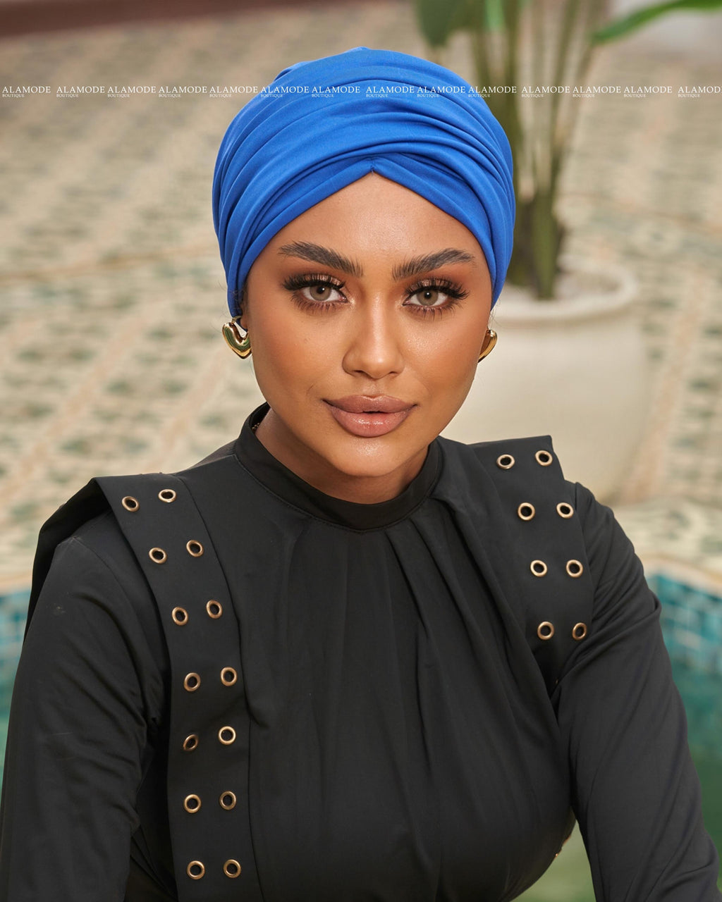 Blue Swim Linked Drapped