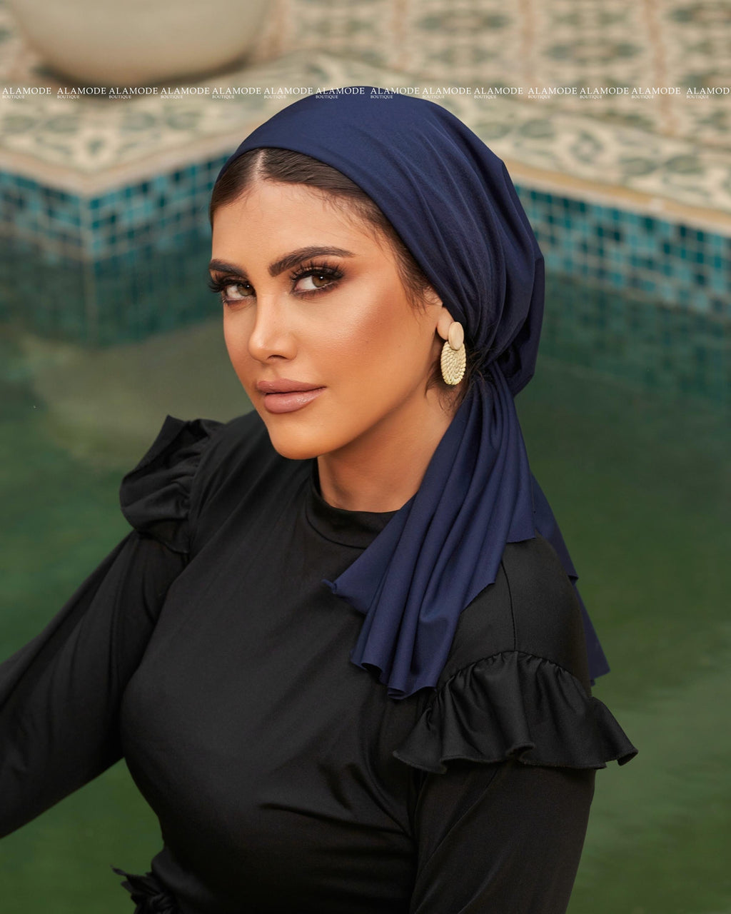 Navy Blue Joker Turban