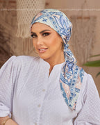 Blue Waves Mini Tie