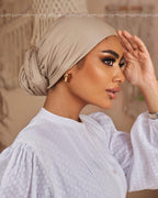 Beige Back Twist