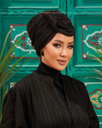 Black Soire Round Wing