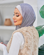 Grey Easy Scarf
