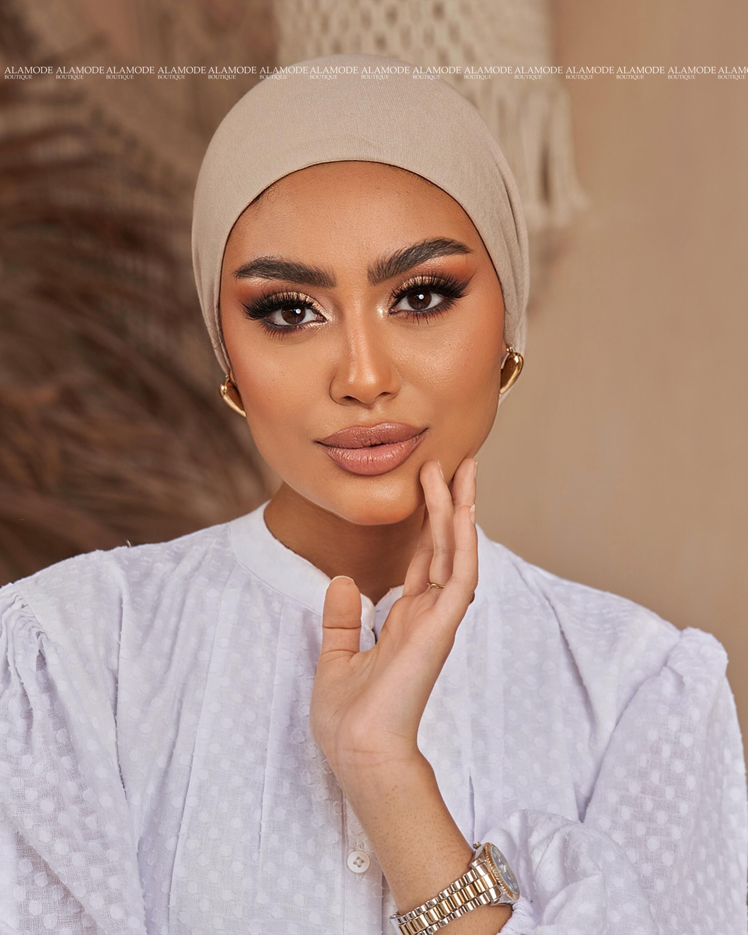 Beige Back Twist