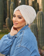 Creme Linked Drapped