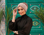 Beige Gradient Linked Drapped