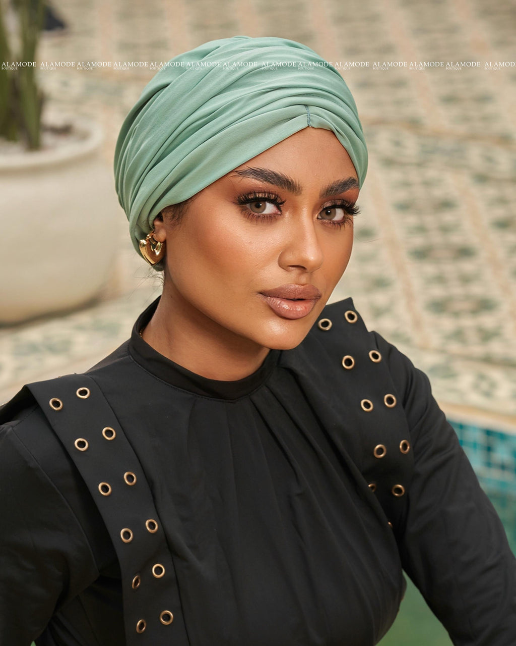 Mint Swim Linked Drapped