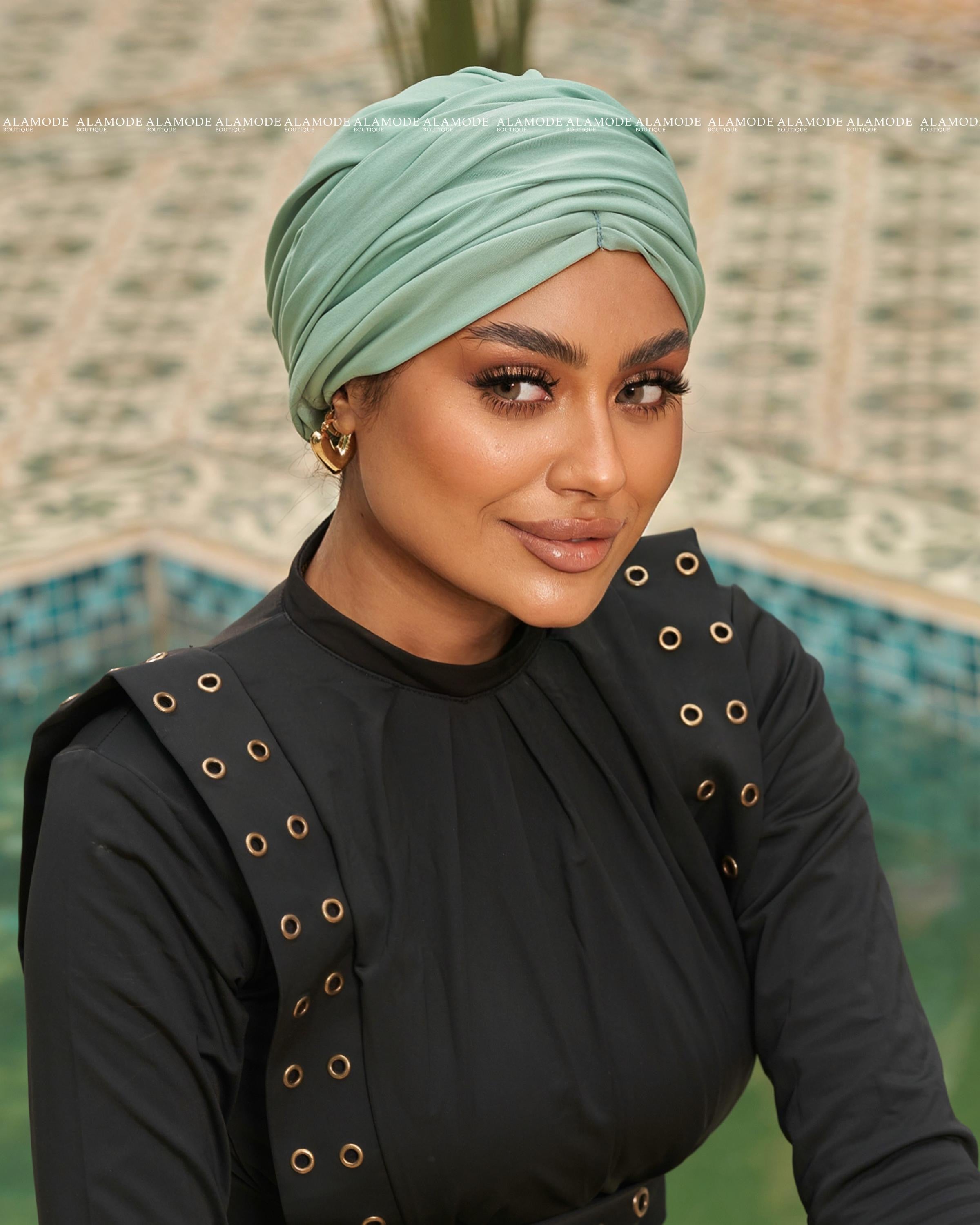 Mint Swim Linked Drapped