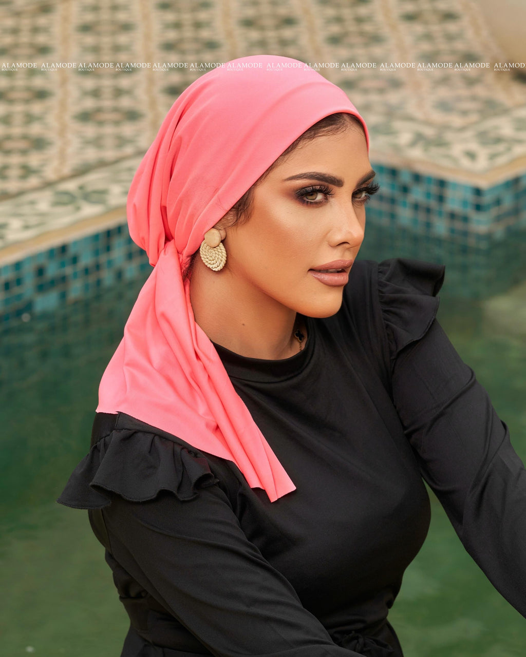 Coral Pink Joker Turban