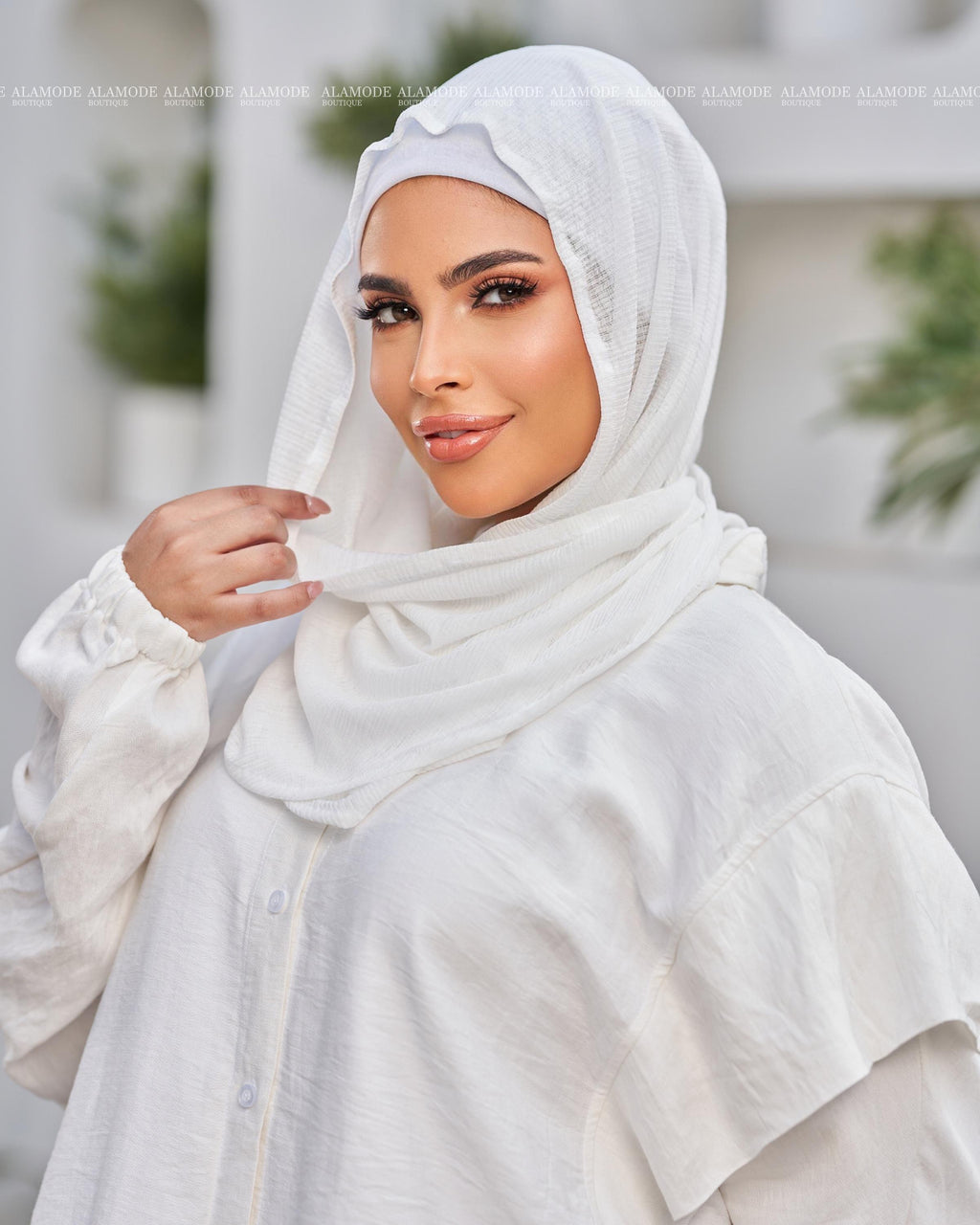 Offwhite Easy Scarf