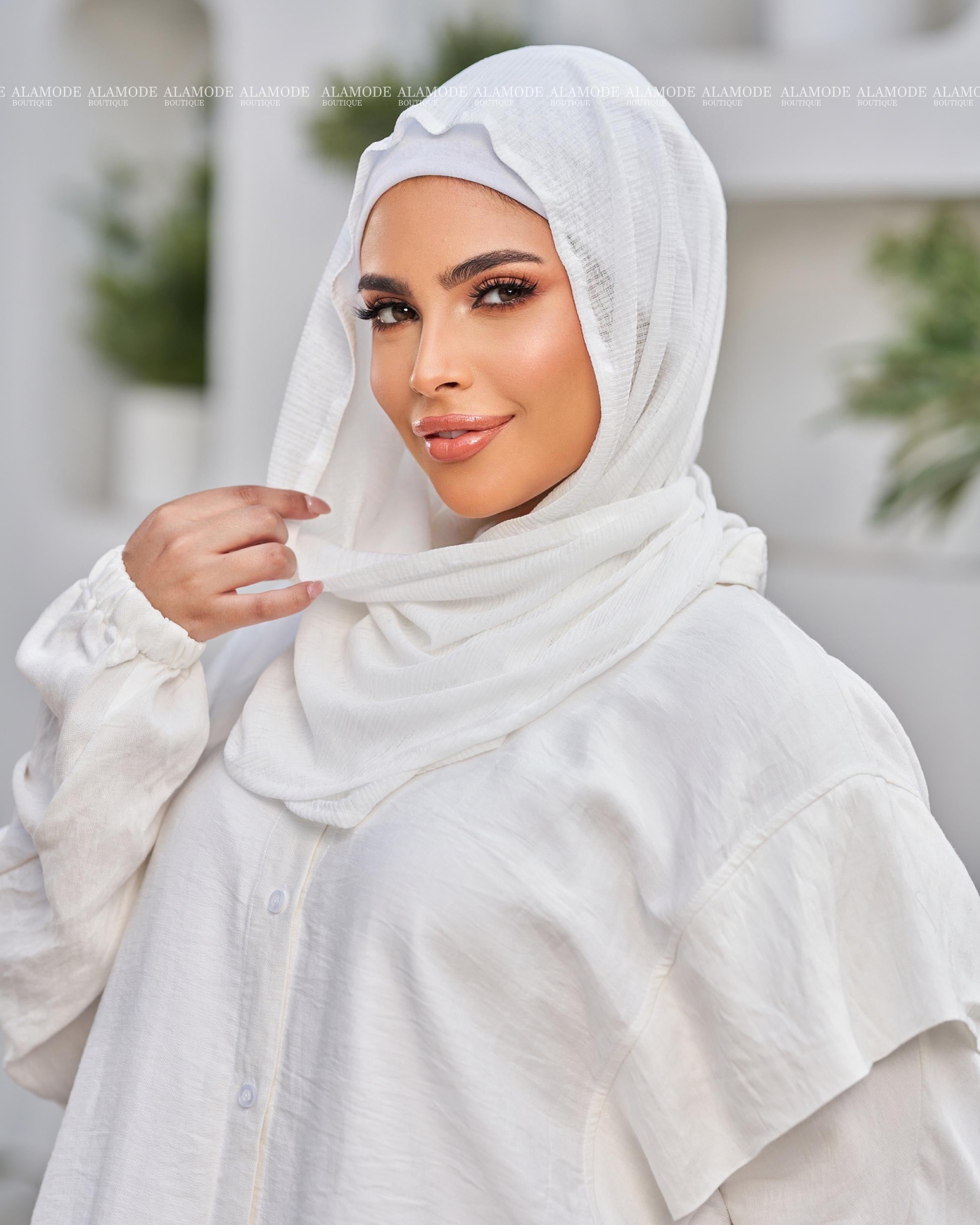 Offwhite Easy Scarf