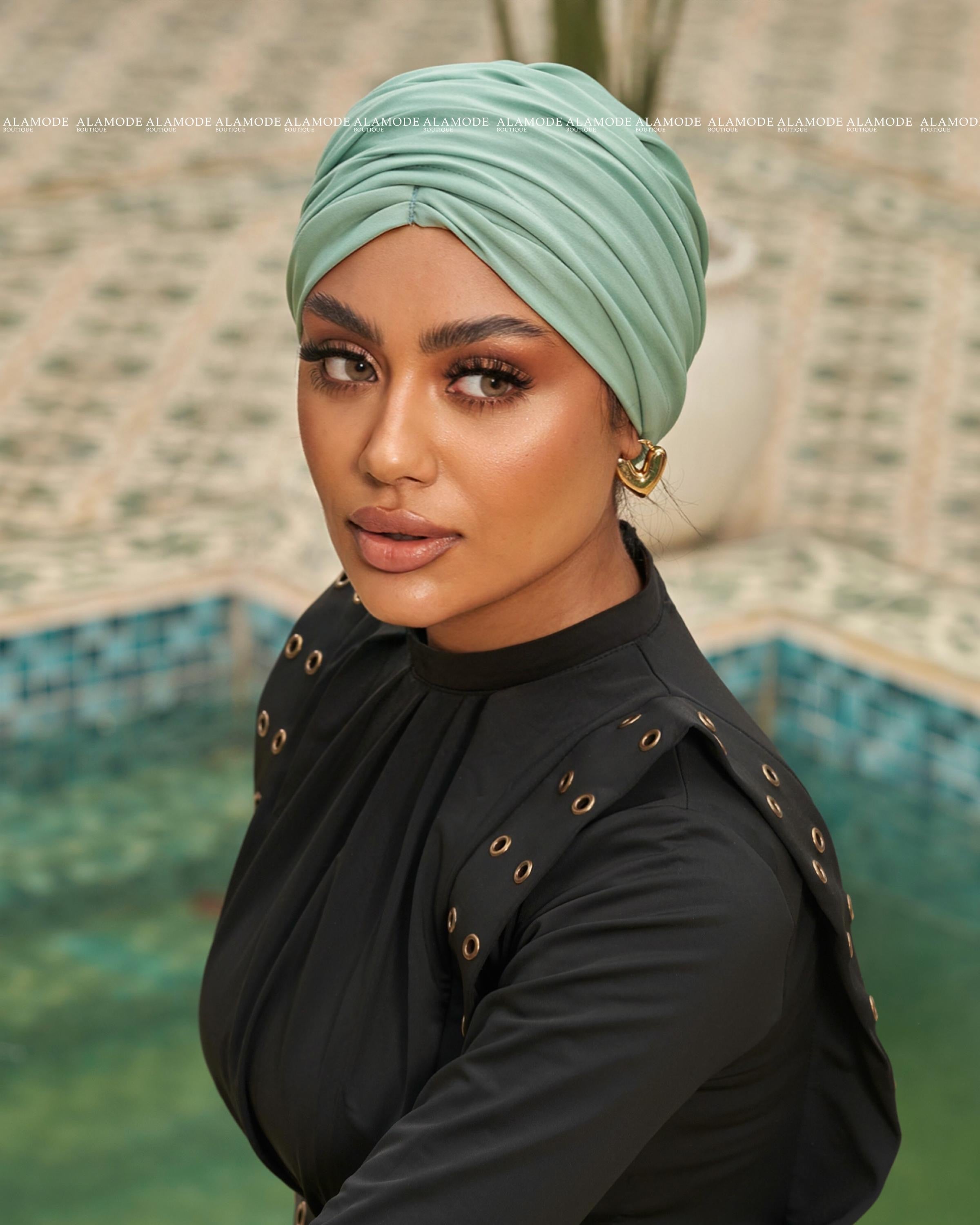 Mint Swim Linked Drapped