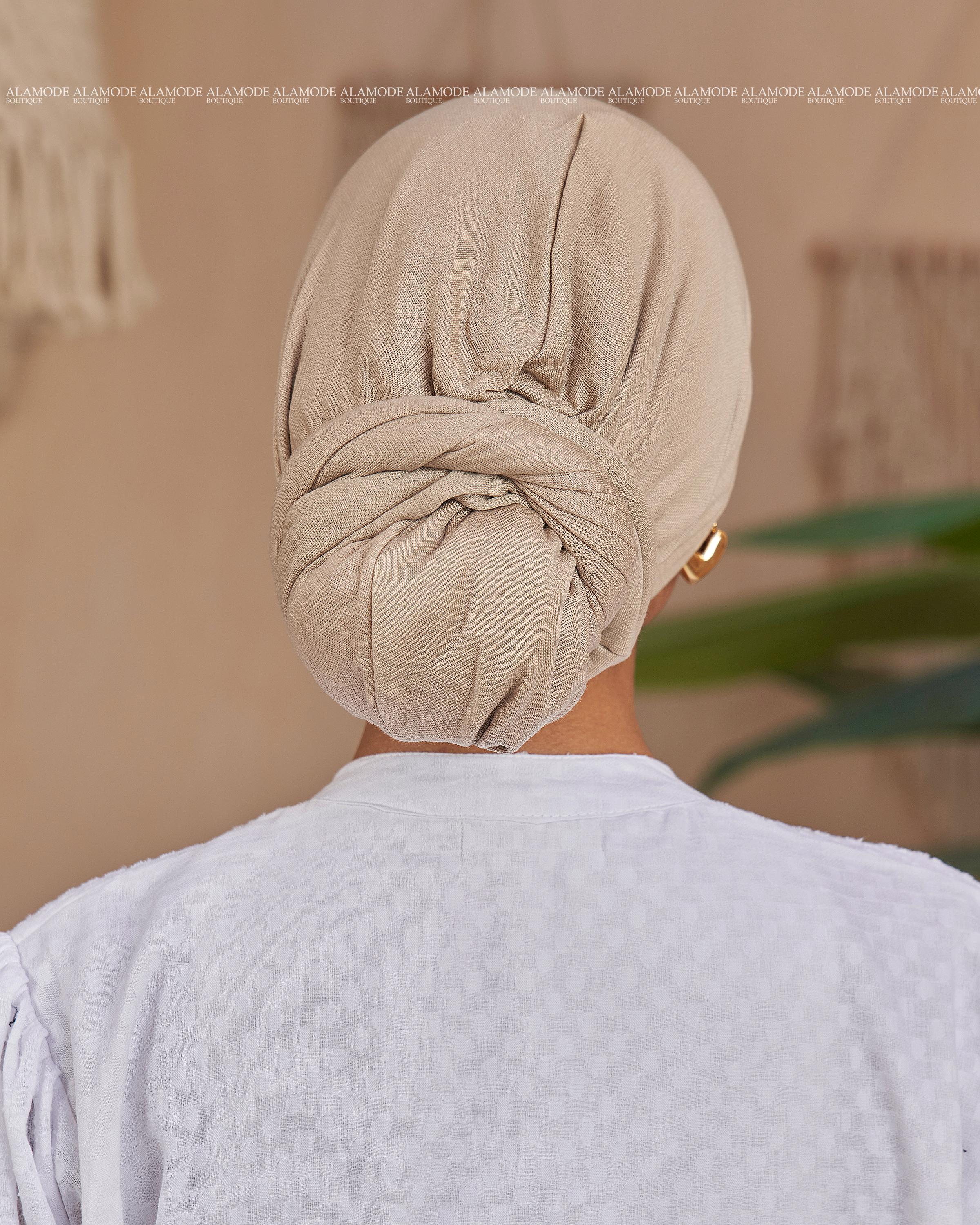 Beige Back Twist