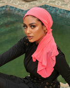Coral Pink Swim Mini Tie