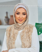 Beige Easy Scarf