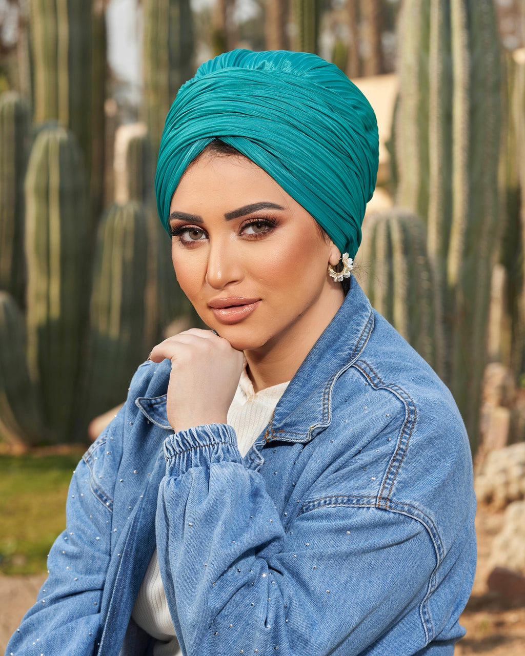 Turquoise Linked Drapped