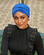 Blue Swim Linked Drapped