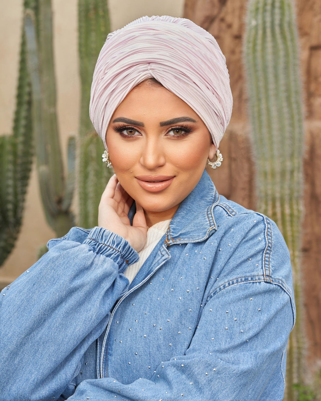 Powder Rose Linked Drapped