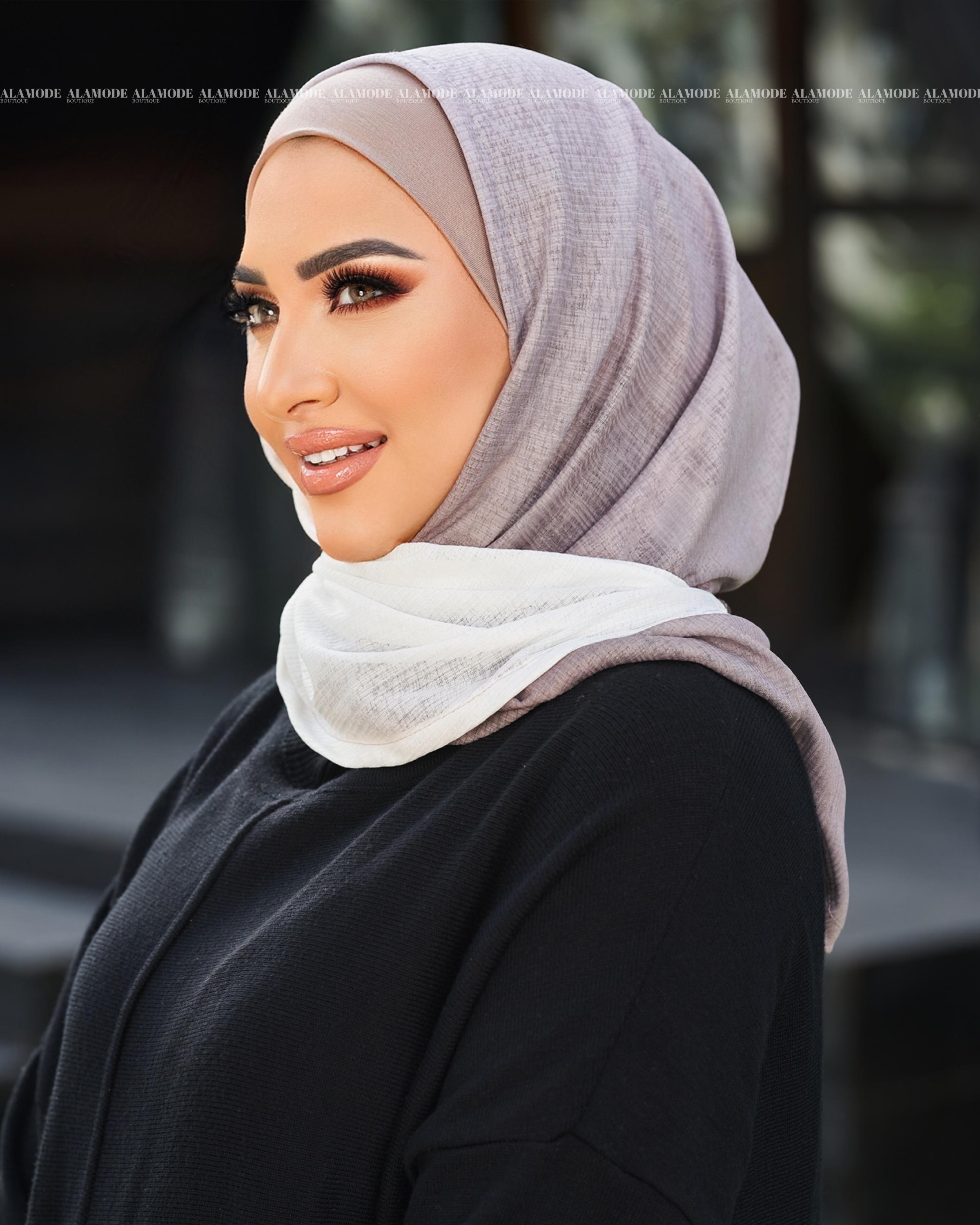 Silver Grey Gradient Easy Scarf (2024)